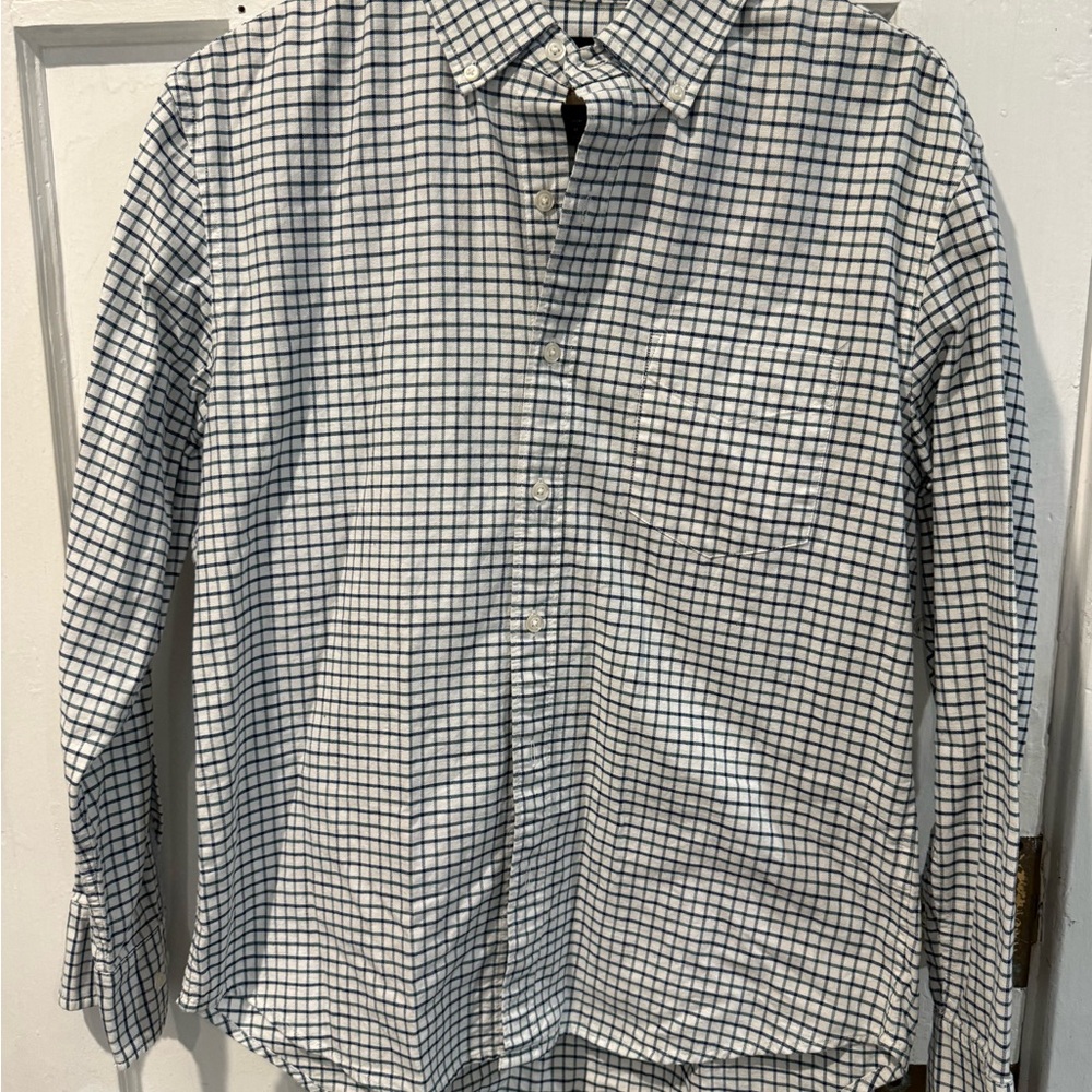 Bonobos Women's Casual Checkered Shirt - Black and White